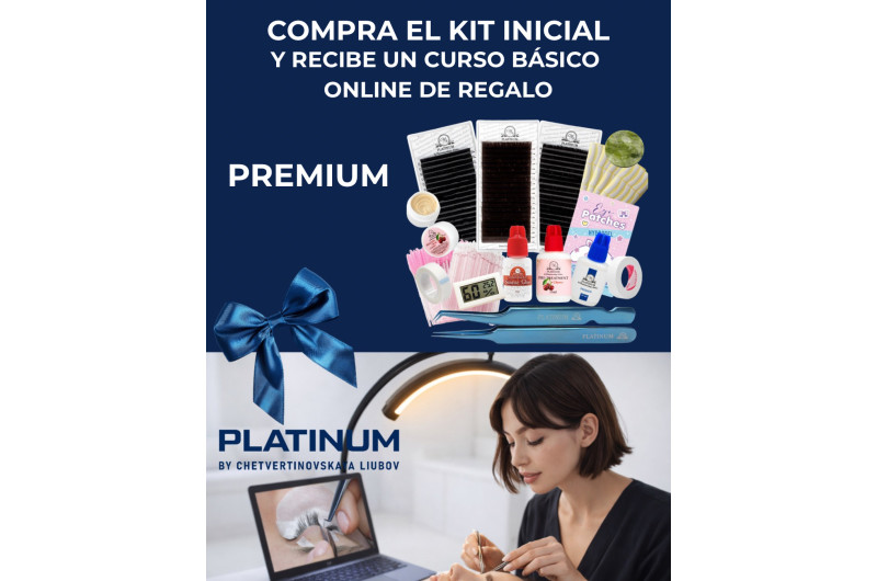 Kit inicial para lashmaker Premium + curso básico online de regalo.