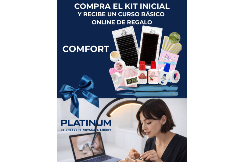 Kit inicial para lashmaker Comfort + curso básico online de regalo.