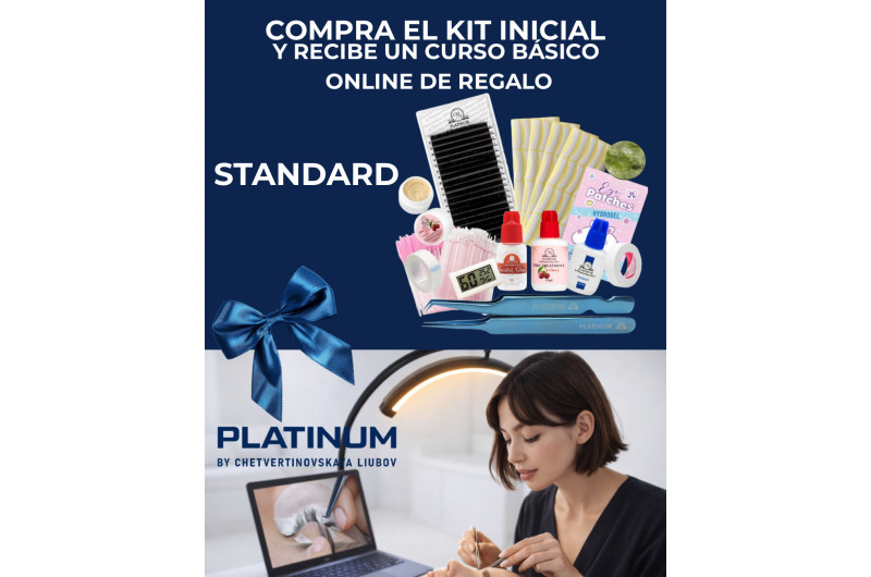 Kit inicial para lashmaker Standard + curso básico online de regalo.